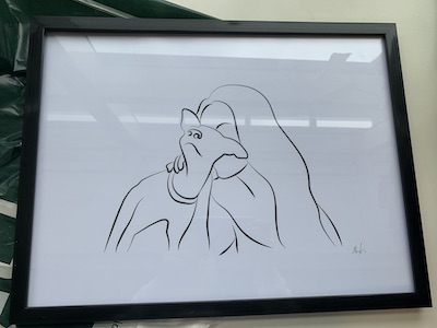 Første nogensinde tegnede Line Art billede fra os